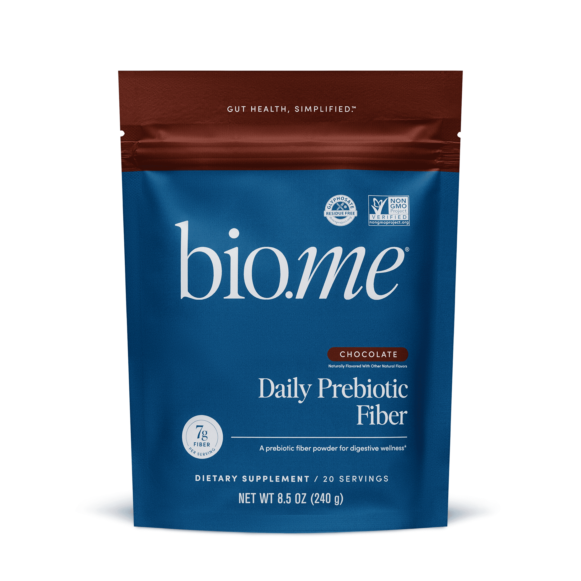 Bio.me Daily Prebiotic Fiber Supplement for Digestive Health