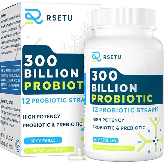 Daily Probiotics for Digestive Health 300 Billion CFU Probiotic