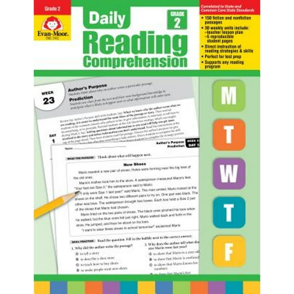 Pre-Owned Daily Reading Comprehension, Grade 2 (Paperback) 1608236331 9781608236336