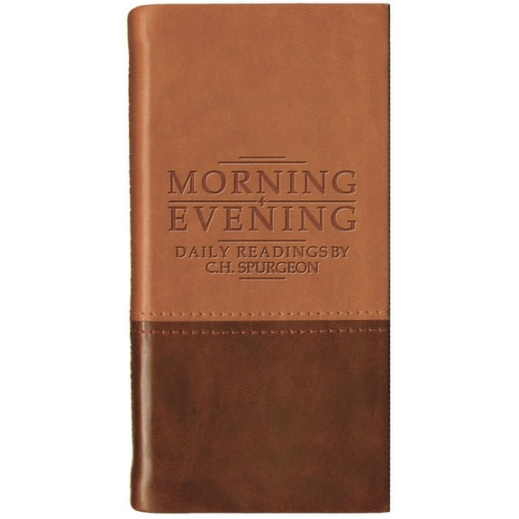 Daily Readings - Spurgeon Morning and Evening - Matt Tan/Burgundy: Daily Readings by C. H. Spurgeon, (Hardcover)