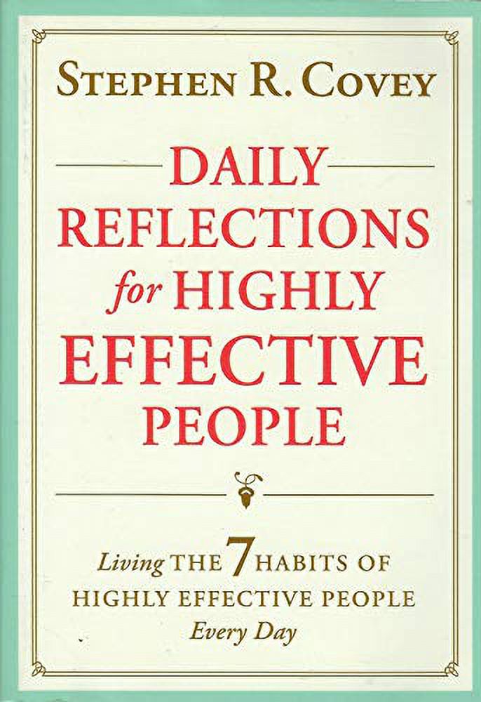 Pre-Owned Daily Reflections for Highly Effective People: Living The Seven Habits of Highly ...