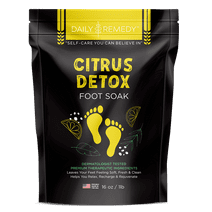Daily Remedy Citrus Detox Foot Soak with Epsom Salt (1 Pack, 16 oz)