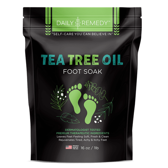 Daily Remedy Tea Tree Oil Foot Soak with Epsom Salt (1 Pack, 16 oz)