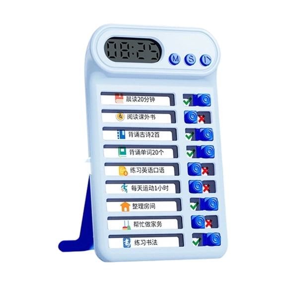 Daily Routine Chart Kid Time Management Board 7.5x12.5cm Visual Schedule Board