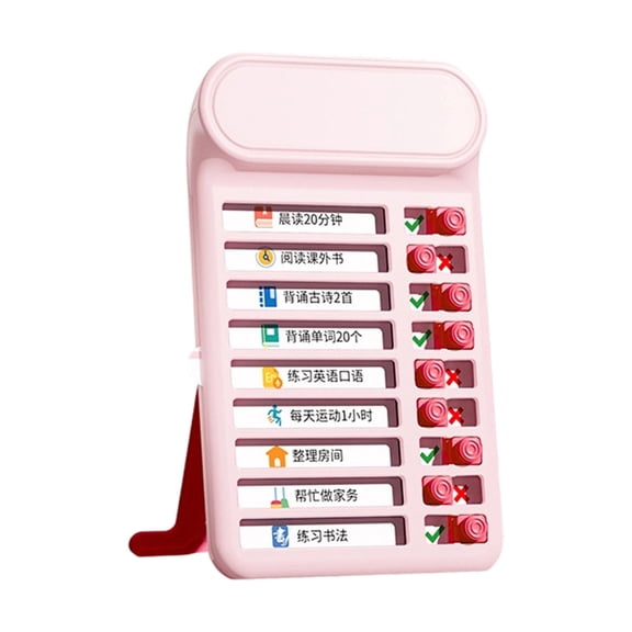 Daily Routine Chart Kid Time Management Board 7.5x12.5cm Visual Schedule Board
