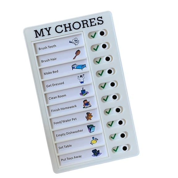 Daily Routines Chart With 30 Replaceable Cards 2 Marker for Time Management Board Daily Routine Planning