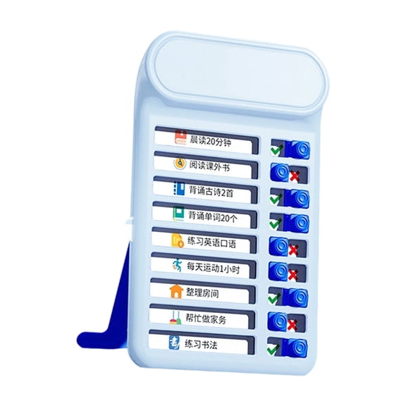 Daily Routines Chart for Kids Time Management Board 7.5x12.5cm Plastic Visual Schedule Board For Daily Routine Planning