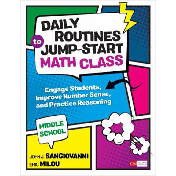 Pre-Owned Daily Routines to Jump-Start Math Class, Middle School: Engage Students, Improve Number Sense, and Practice Reasoning (Paperback) 1544316887 9781544316888