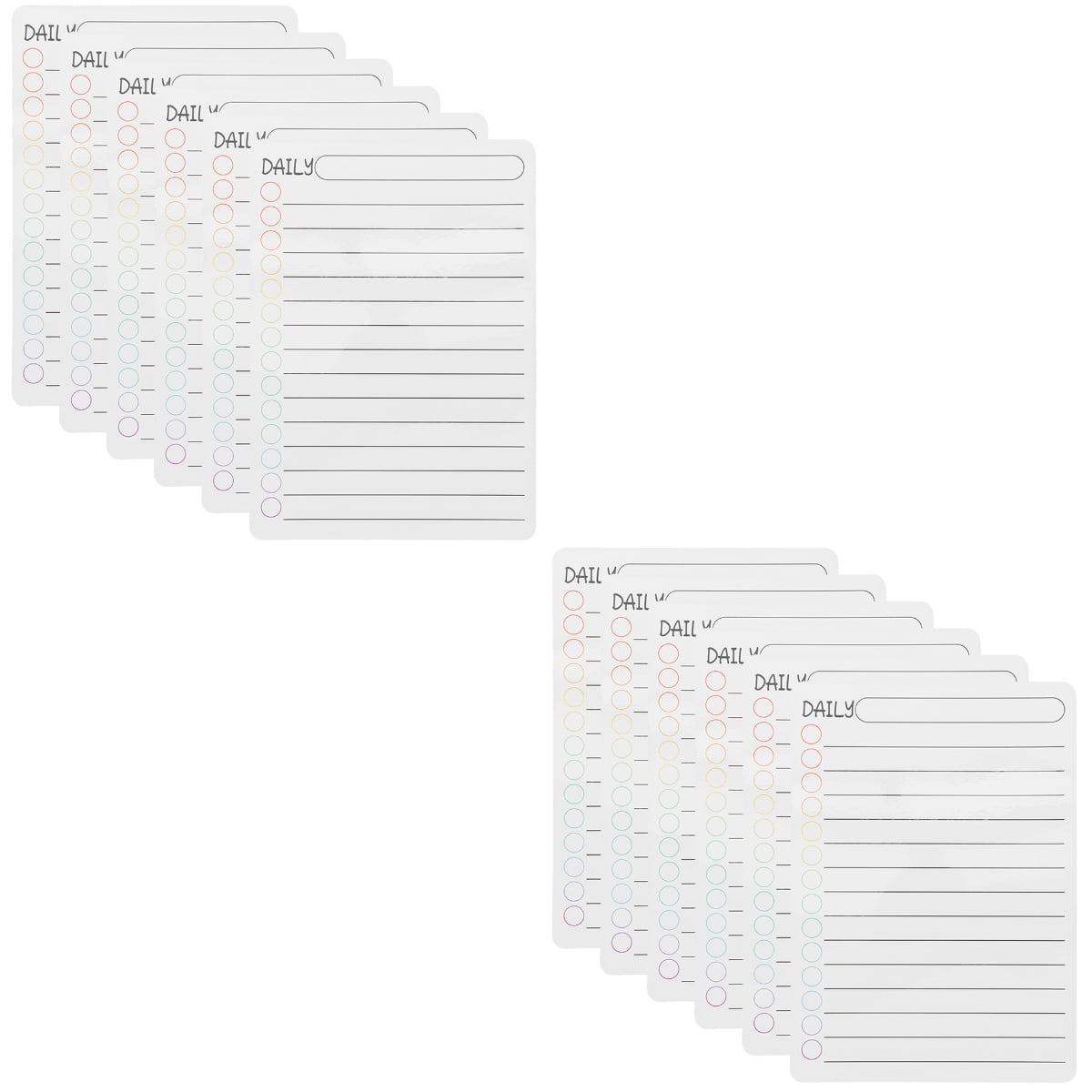 Daily Schedule Dry Erase Menu Board Whiteboard for Fridge