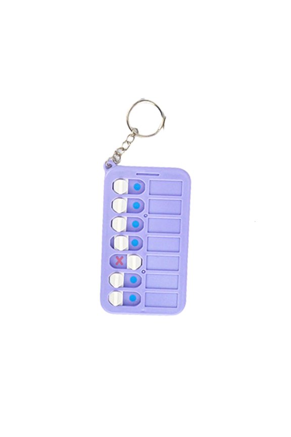 Daily Schedule Keyring Chore Chart Keychains Daily Plan Board Keychain for Bag