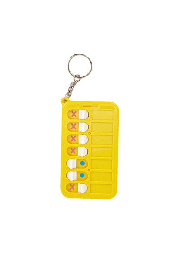 Daily Schedule Keyring Chore Chart Keychains Daily Plan Board Keychain for Bag