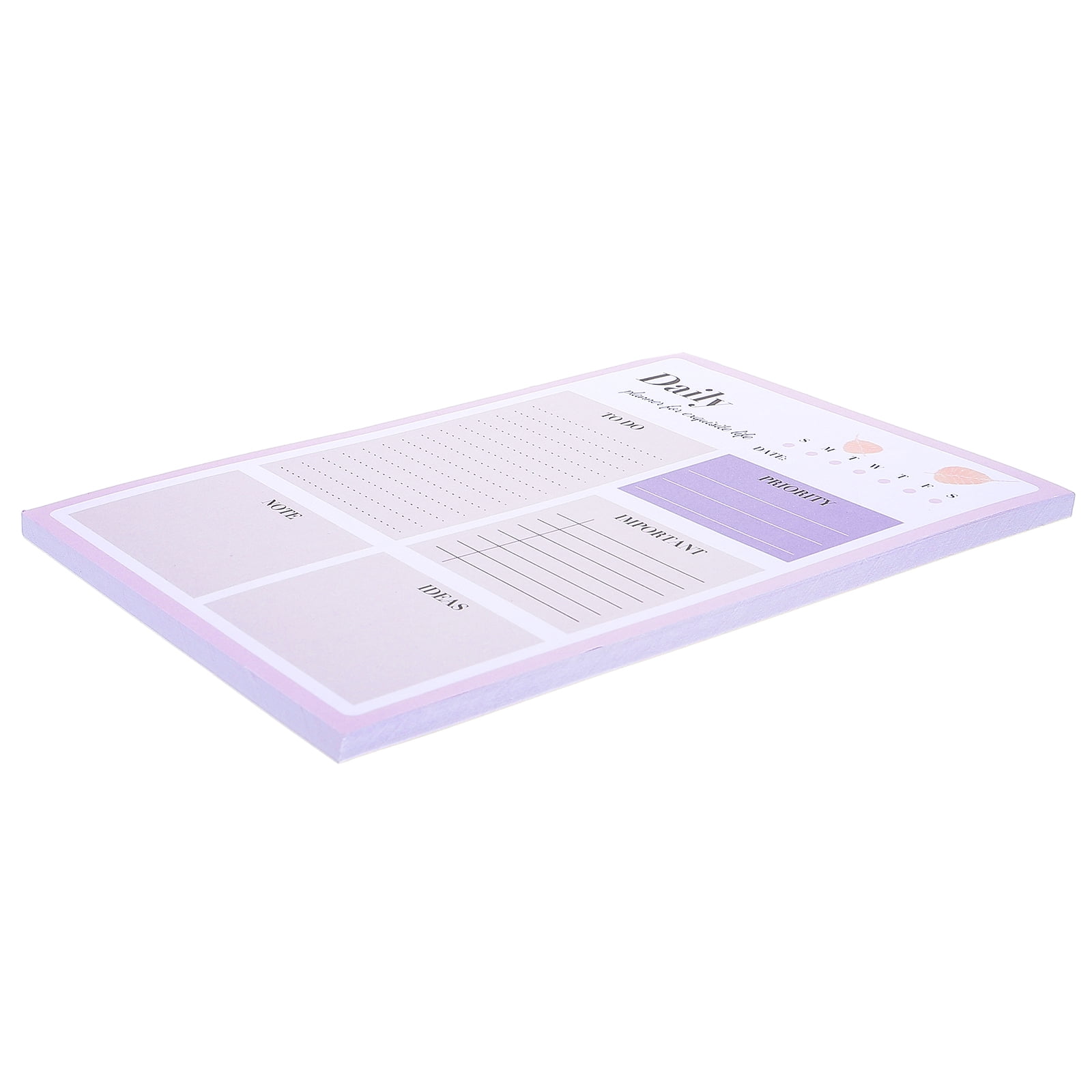 Daily Schedule Planner Paper Notepad Students Daily Task Planner for School Office