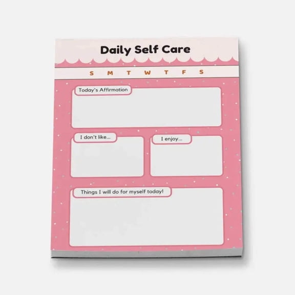 Daily Self Care Mini Stationery Notepad