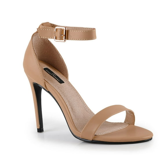 Daily Shoes Women's Single Sole Women's High Heel Sandals in Nude