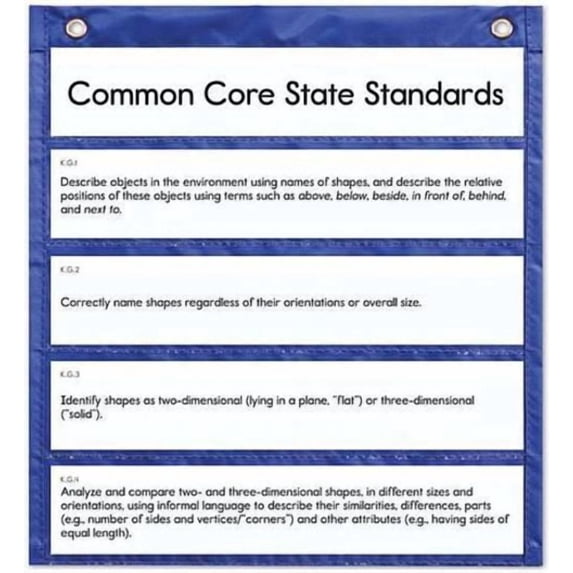 Daily Standards Pocket Chart