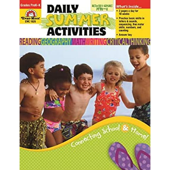 Pre-Owned Daily Summer Activities, Moving from PreK to Kindergarten (Paperback) 1557997640 9781557997647