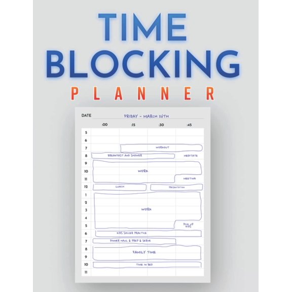 Daily Time Block Planner (A4): Daily Scrum, Time Block Journal, Productivity, To-Do List, Time Management (100 Days) (Time Management Planners)