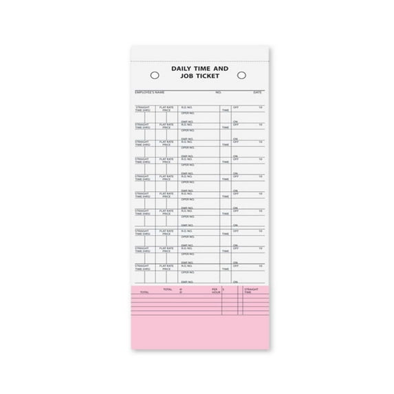 Daily Time & Job Ticket