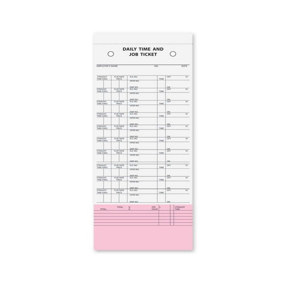 Daily Time & Job Ticket