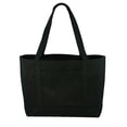 thumbnail image 1 of Daily Tote with Shoulder Length Handle and Outside Pocket, Black, 1 of 2
