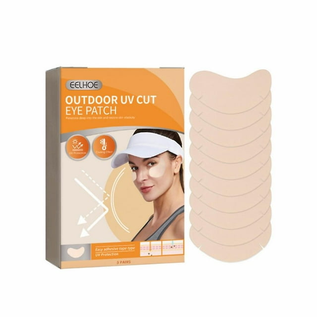 Daily UV Cut Golf Patch 5 Pairs Sun Protection for Outdoor Activities