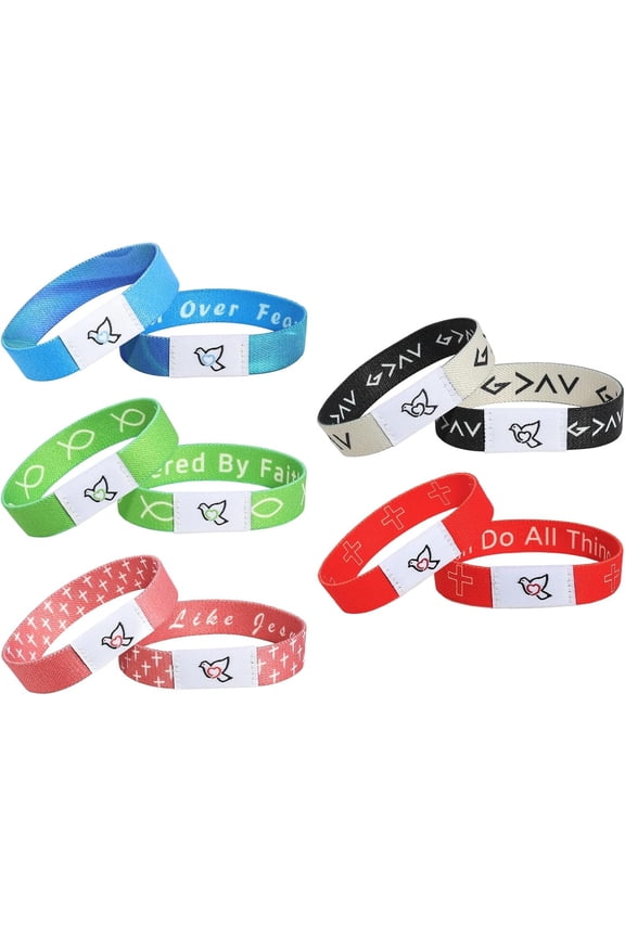 Daily Verse Bracelets, NFC Inspirational Bracelet Christian Wristbands Gifts for Women Men