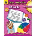 thumbnail image 1 of Pre-Owned Daily Warm-Ups: Math, Grade 5 (Paperback) 1420639633 9781420639636, 1 of 1