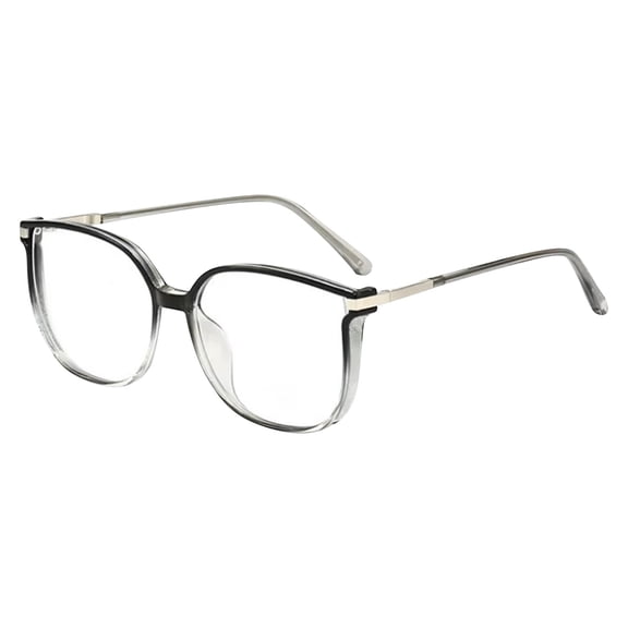 Daily Wear Blue Blocker Glasses 5.3 Inch 250 Degree Anti Blue Light, Portable Reading Aid for Commute Subway Work Computer and Shopping, Reading Glasses, Grey