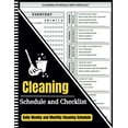 thumbnail image 1 of Daily Weekly Monthly Cleaning Planner Notebook – Track Tasks, Visual Progress Charts, Family Task Sharing & Customizable Chore Lists for Homeowners, Busy Professionals & Facility Managers, 1 of 5