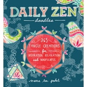 Daily Zen Doodles : 365 Tangle Creations for Inspiration, Relaxation and Joy (Paperback)