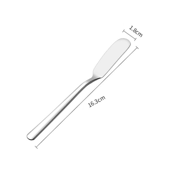 Daily household dining serving,dinnerware,Carbon steel Stainless Steel Butter Spreader Western Table Knife-Silver
