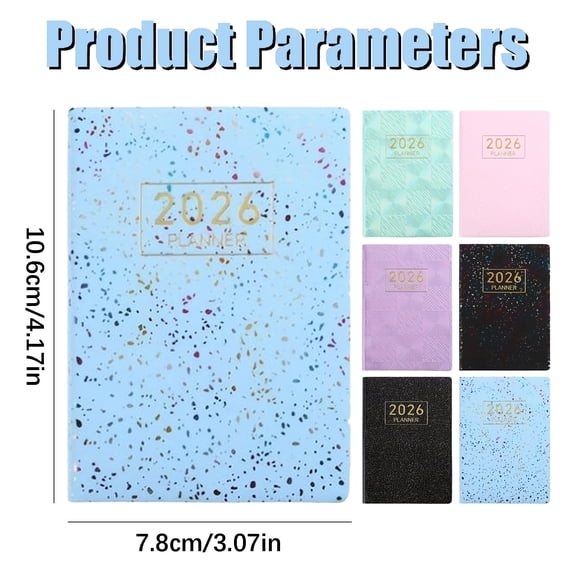 Daily plan notebook organizer travel diary for scheduling