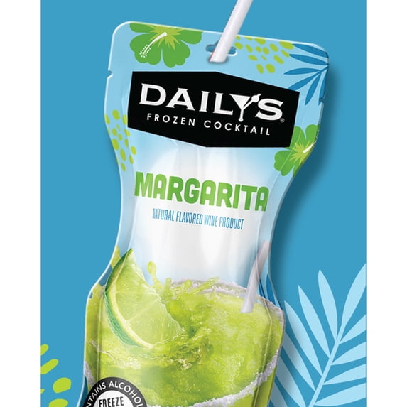Daily's Margarita Lime Wine Based Cocktail, 10 oz Pouch, 5.0% ABV