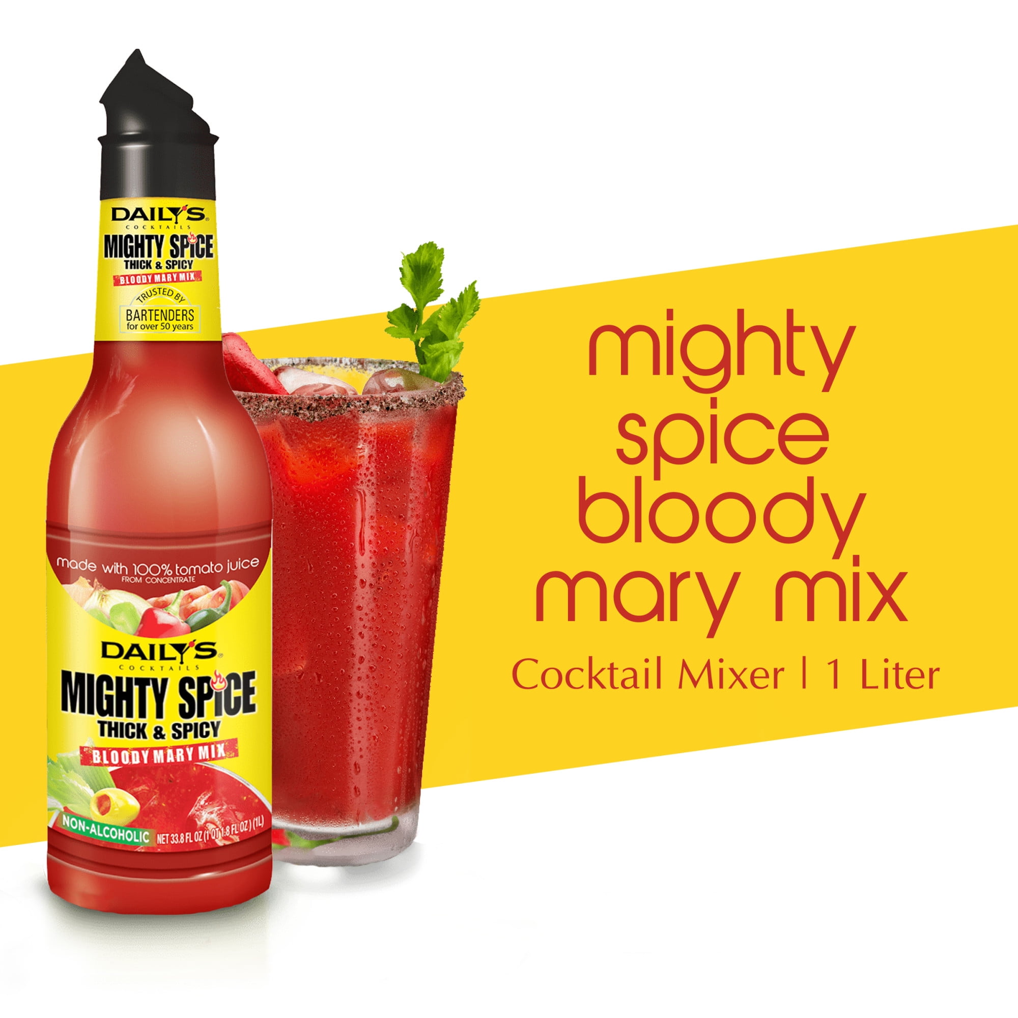 Daily’s Mighty Spice Thick & Spicy Bloody Mary Cocktail Mix, 1 Liter