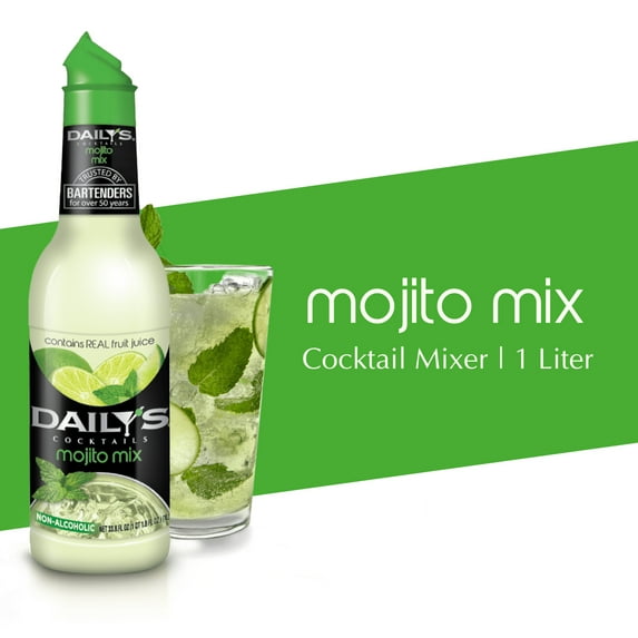 Daily's Mojito Cocktail Mix, 1 L Bottle