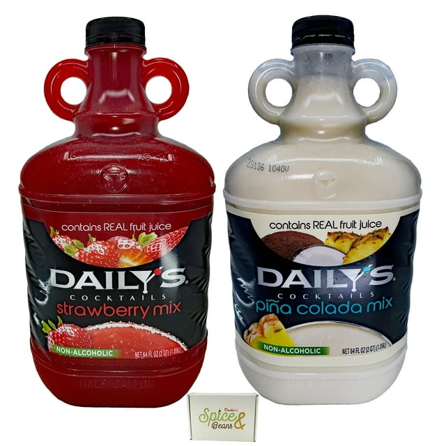 Daily's NonAlcoholic 64oz Cocktail Combo Pack Strawberry Daiquiri