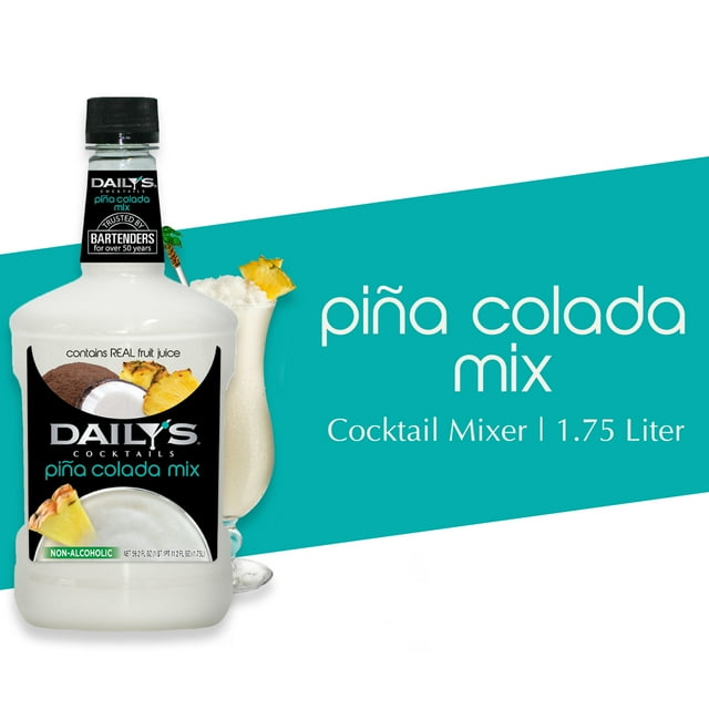 Daily's Pina Colada Cocktail Mix, 1.75 Liter Bottle
