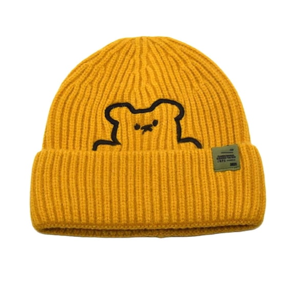 DailyChi Under $5 Beanie for Women Cute Thermal Retro Skull Cap Running Hat Winter Headwear Accessory Timeless Simple Look Suitable For Outdoor Days Warm And Toasty Fit, M