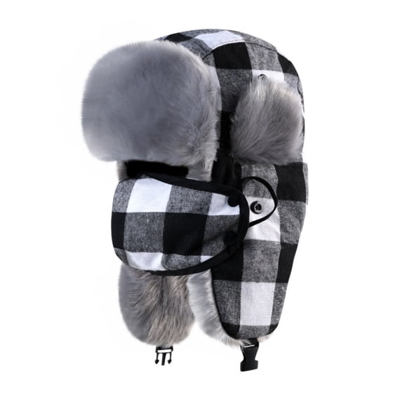 DailyChi Under $6 Unisex Winter Trapper Hat with Ear Flaps Everyday Comfort Breathable Lightweight Classic Style Casual Cold Weather Gift Idea Easy To Wear Stylish, One Size
