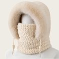 thumbnail image 1 of DailyChi Beanie for Women Cable Knit Ribbed Patterned Stocking Cap Winter Headwear Accessory Ideal For Daily Wear Stylish Cold Season Look Great Gift For Family, One Size, 1 of 2