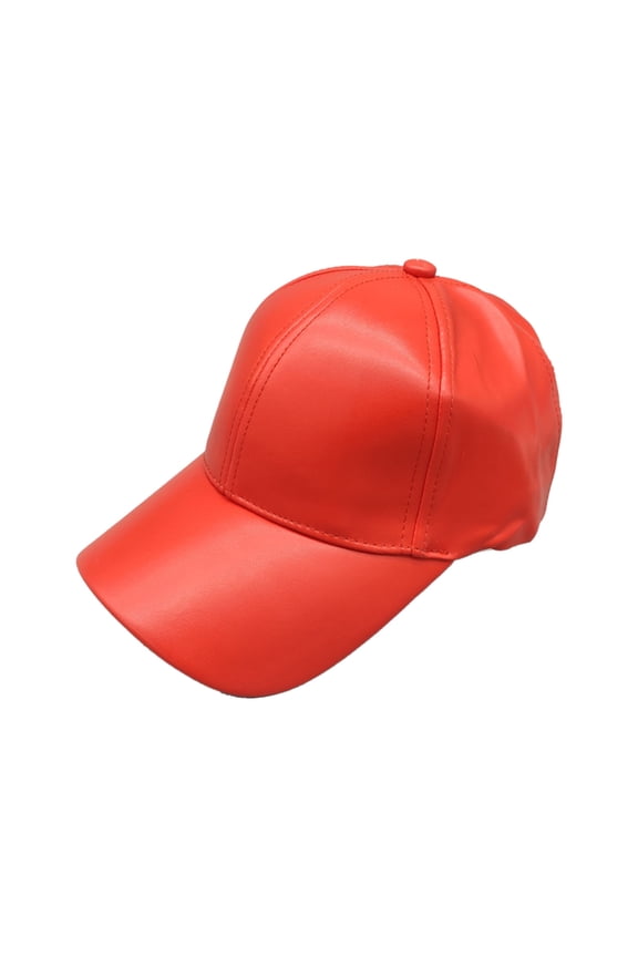 Men Women Solid Color Curved Brim Baseball Cap Adjustable One Size Fits Most UV Protection Snapback Trucker Hat for Summer Beach Running Fishing Daily Street Wear, Sun Hat, Red