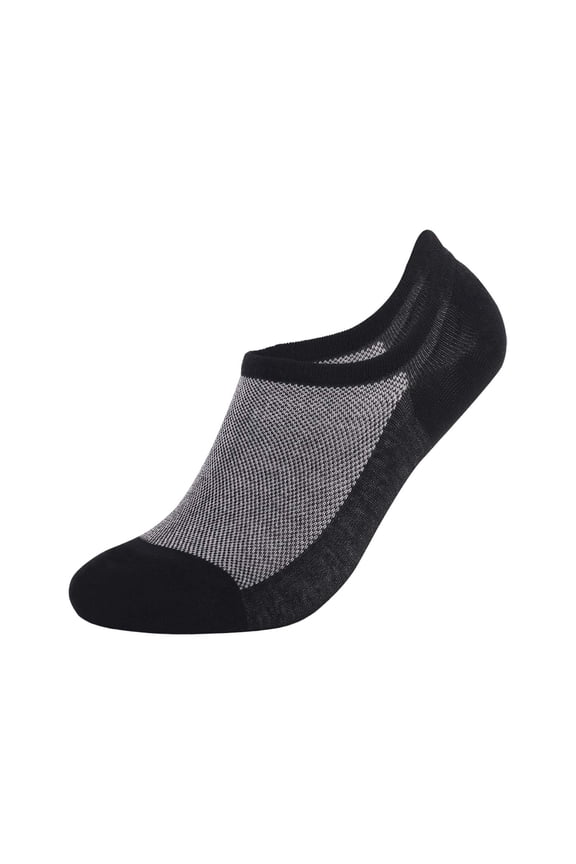 Plus Size Ankle Socks, Oversized Breathable Stretchy Comfortable For Four-Season Low-Cut Wear And Relaxed Fit, Black