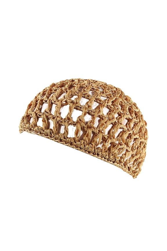 Solid Color Hairnet Cap, Hand Crochet Breathable Mesh Wig Liner Women Hair Care Sleeping Wrap Cap for Daily Night Hair Protection, Sun Hat, D