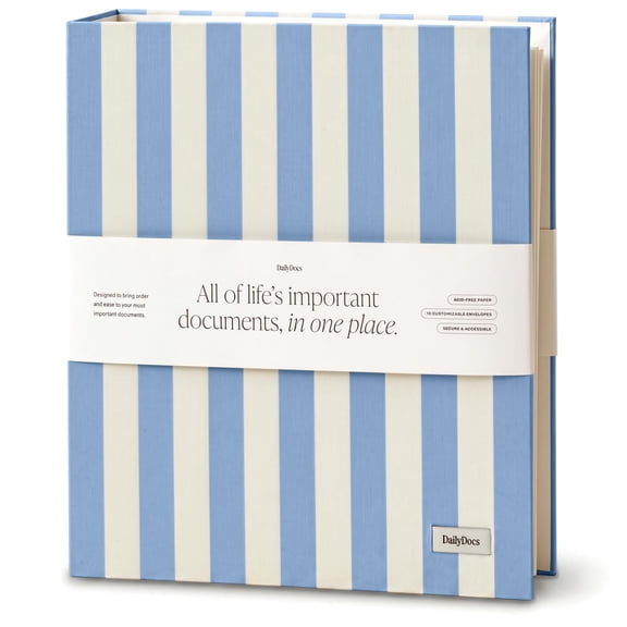 DailyDocs Document Organizer Binder for Important Papers & Passports, Cloud