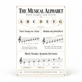Pitch Note Names DailyMood Music Theory Poster, Musical Alphabet Note Names and Pitch ...