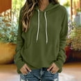 thumbnail image 1 of DailyTrove Ladies Raglan Sleeve Pullover Hoodie Oversized Long Sleeve Sweatshirt With Pocket, 1 of 9