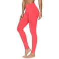 thumbnail image 1 of DailyTrove Women High Waist Solid Color Seamless Yoga Leggings Stretch Slim Daily Casual Workout Trousers, 1 of 4