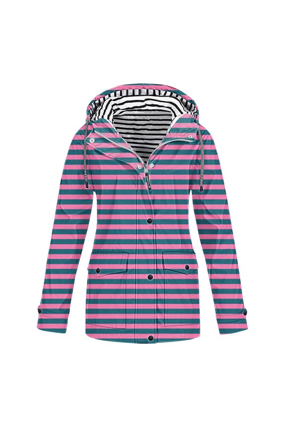 Women's Colorblock Knit Cardigan - Longline Loose Sweater, Casual Lounge Wear