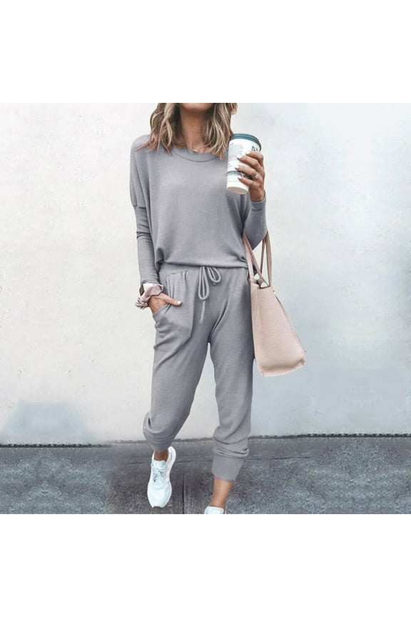 Women's Fall Sweaters Casual Long Batwing Sleeve Loose Off Shoulder Knit Pullovers Jumper Tops,Gray