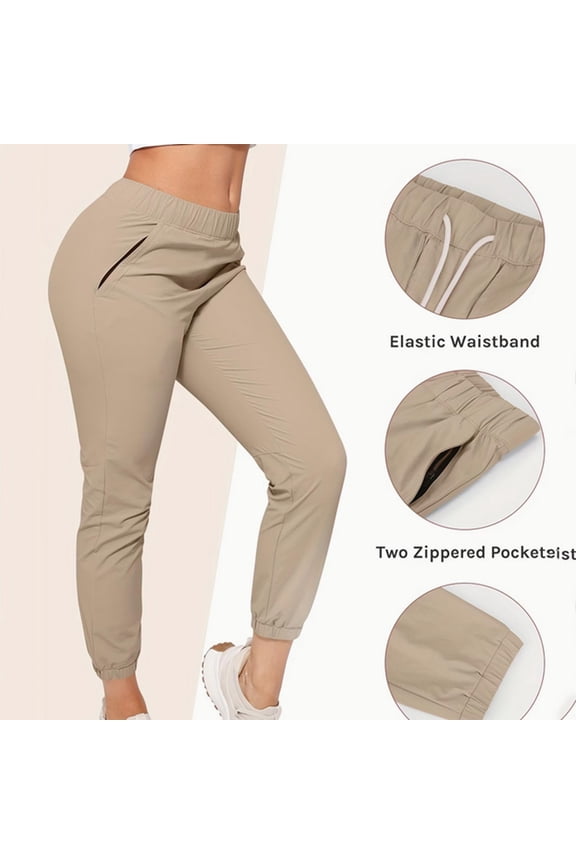 Women's High-Waisted Compression Leggings, Stretch Casual Capri Pants